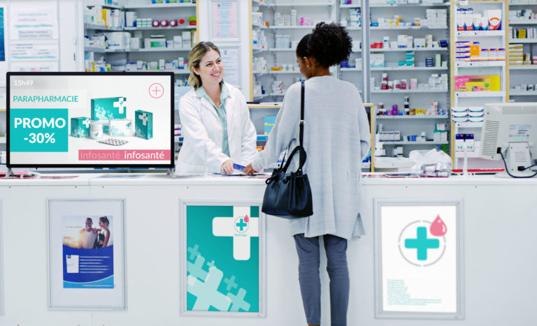 affichage dynamique santé